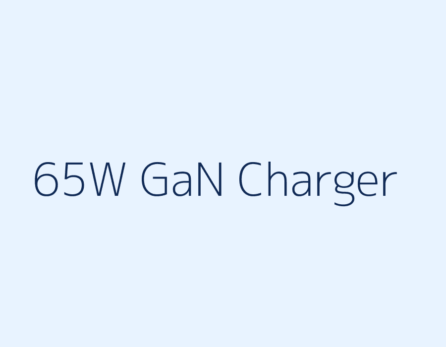 65W GaN Fast Charger with EU/US Plug Options